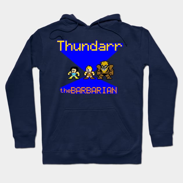 Thundarr the Barbarian 8Bit Hoodie by chriswig